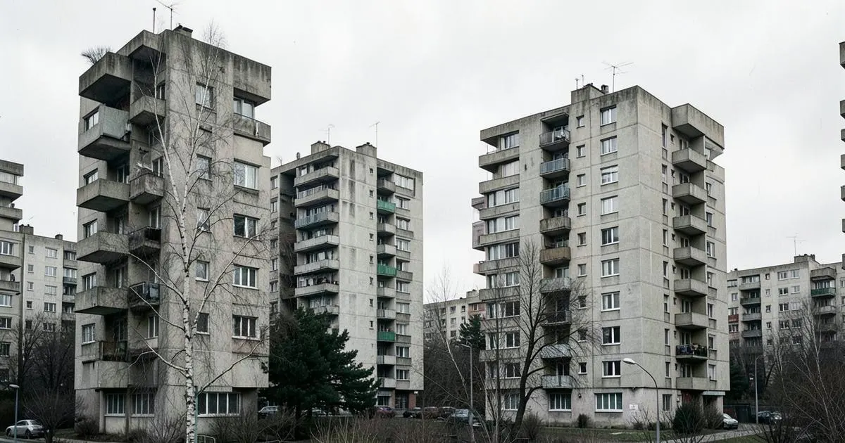 Immeubles collectifs des quartiers périphériques à Narbonne